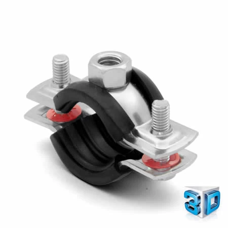 DG5 Pipe Clamp with Rubber Nut slide #1